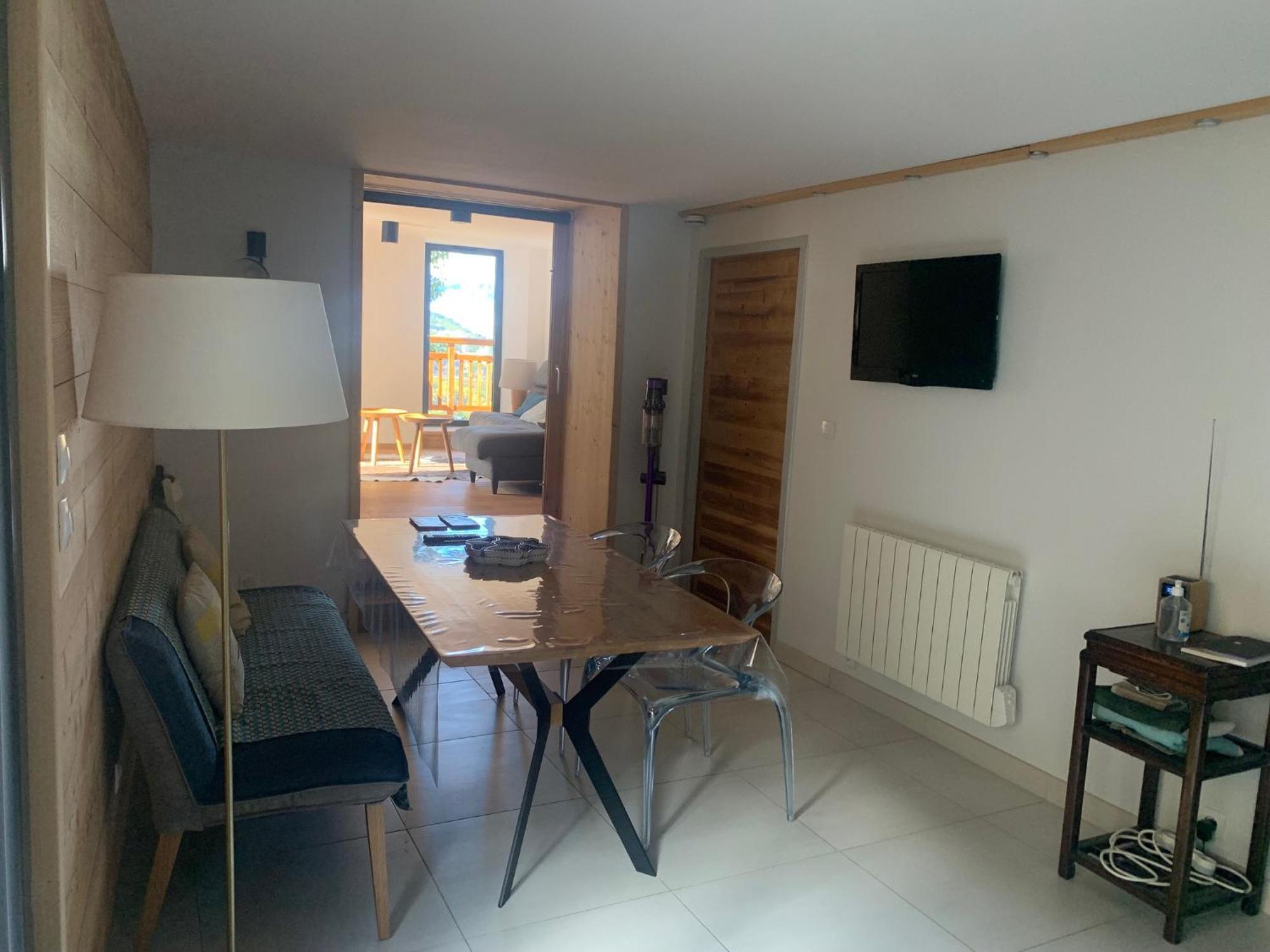 Apartamento Le Sarana : 75M2, Calme, Belle Vue Avec Terrasse. Les Deux Alpes Exterior foto